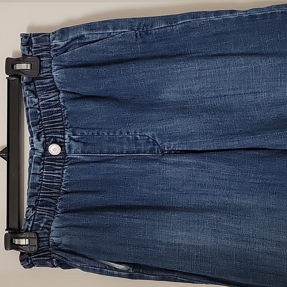 Code Bleu Size 4 Wide Leg Denim Blue Jeans, Gently Used Condition - Picture 2 of 14